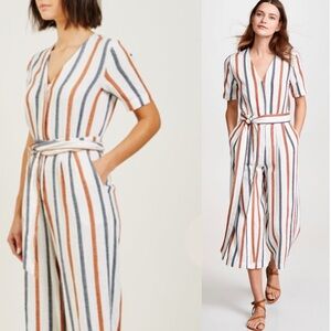 Trovata Birds of Paradis Bella Jumpsuit - Multi Stripe